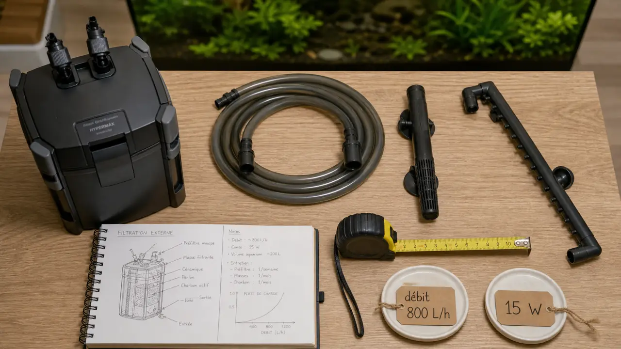 Aquanevo avis : filtre externe pour aquarium 200 L, silencieux