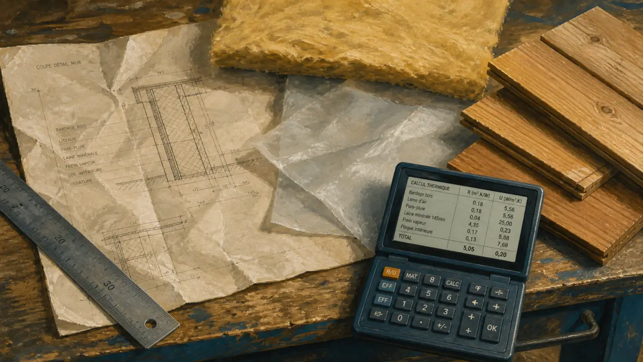 Logiciel calcul isolation thermique : R, U et point de rosée