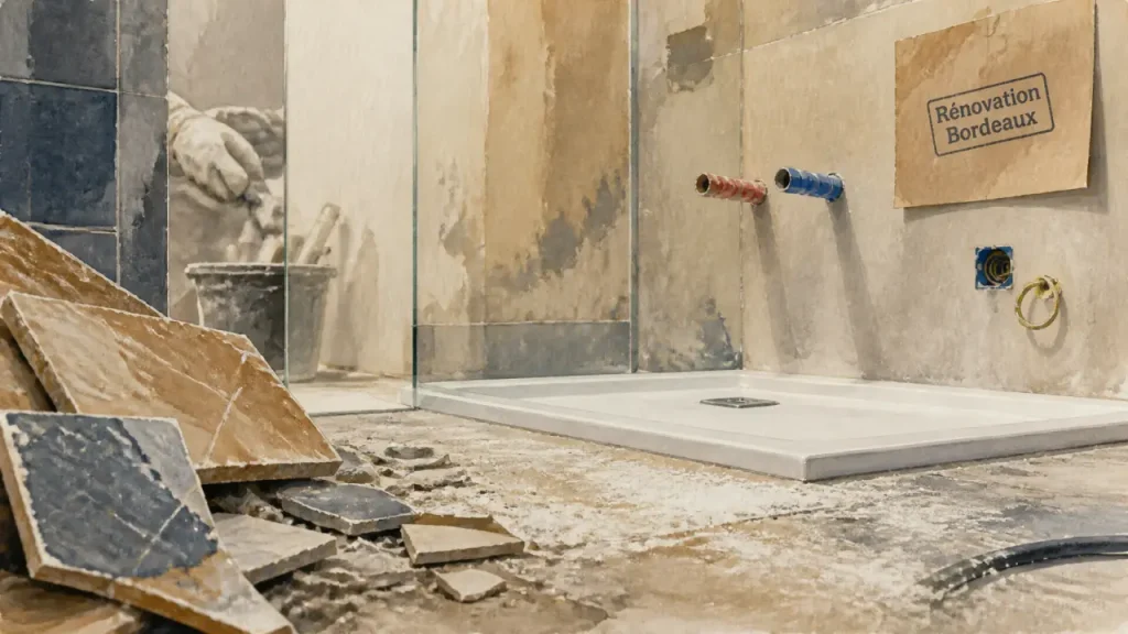 Rénovation salle de bain à Bordeaux : budget, délais et contraintes à verrouiller