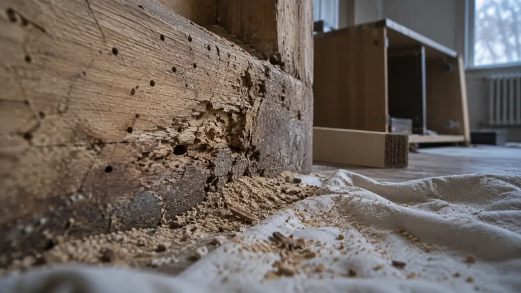 Vrillettes du bois : les trous ne prouvent pas toujours une infestation active