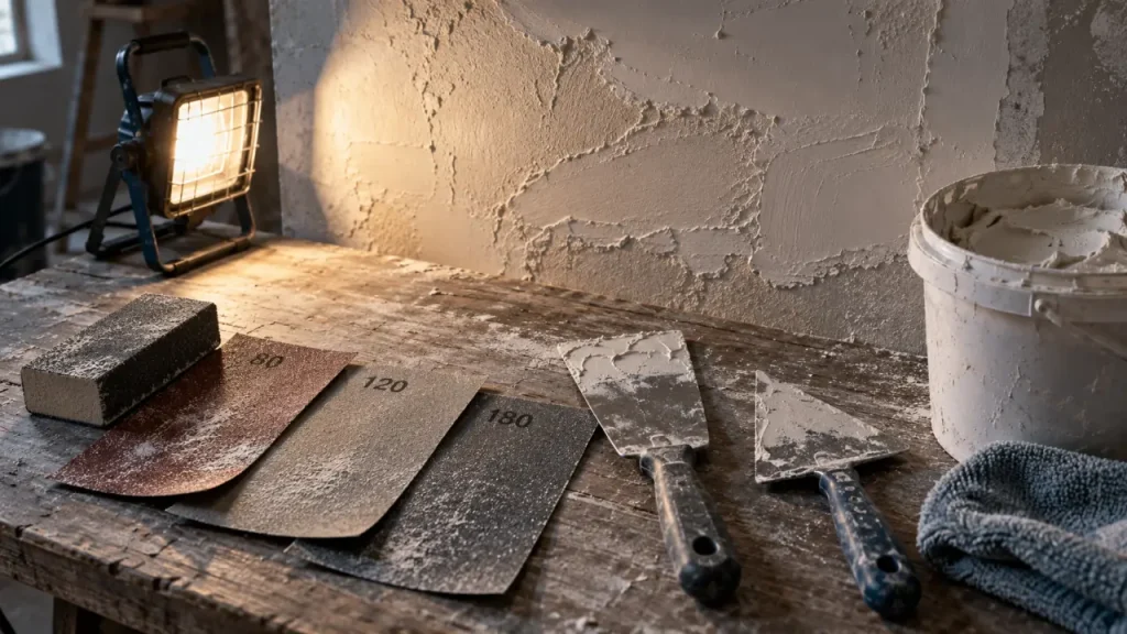 Poncer un mur avant peinture : le bon grain selon chaque support